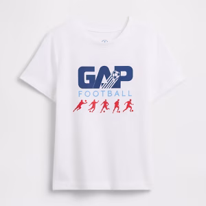 babyGap Soccer Graphic T-Shirt-Sports White
