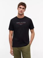 Hilfiger Logo T-Shirt-Black
