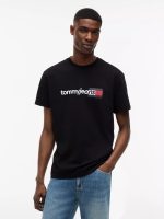 Tommy Jeans Logo T-Shirt-Black
