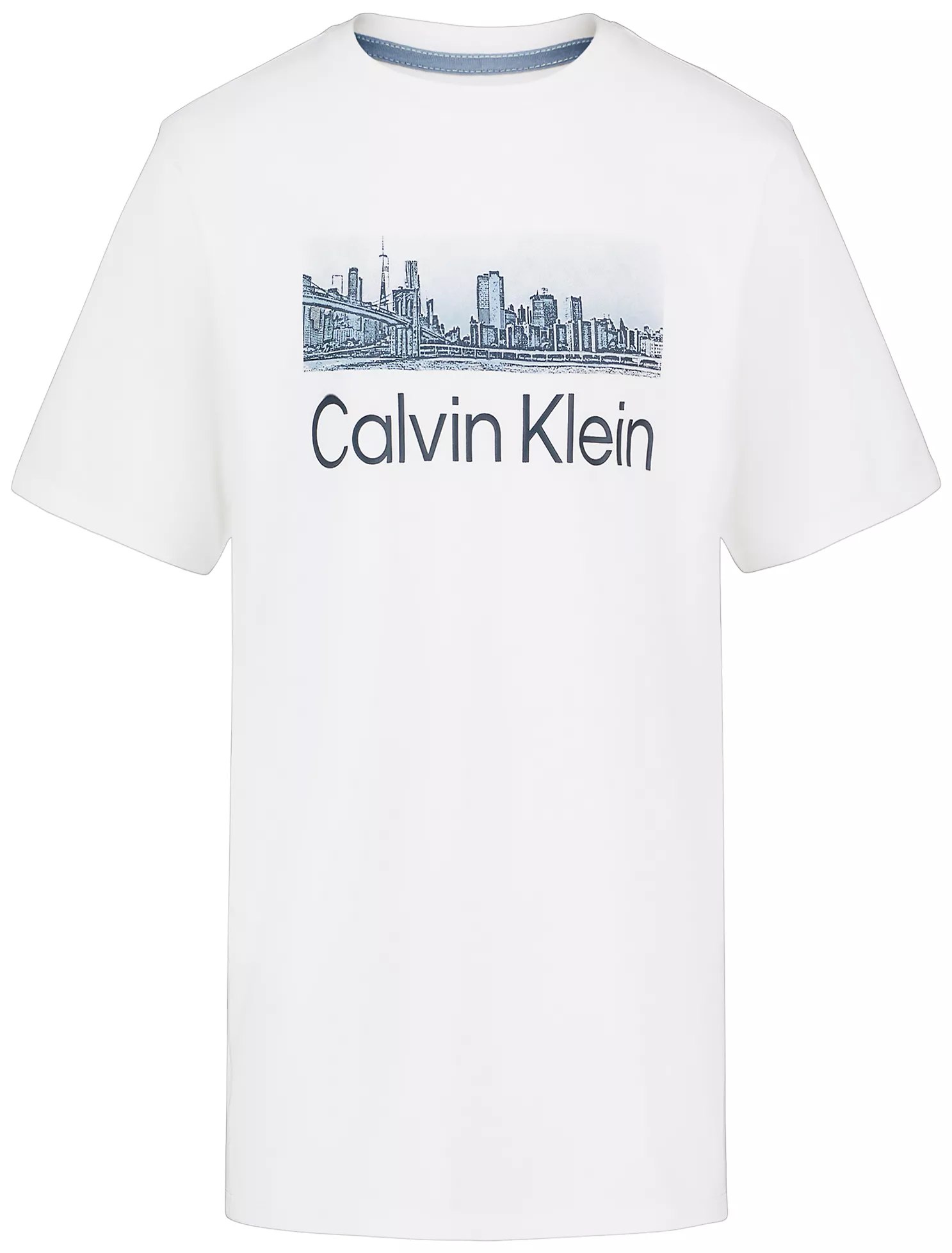 Boys NYC Skyline Tee-White