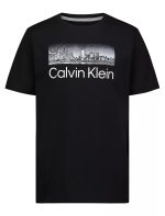 Boys NYC Skyline Graphic Tee-Black