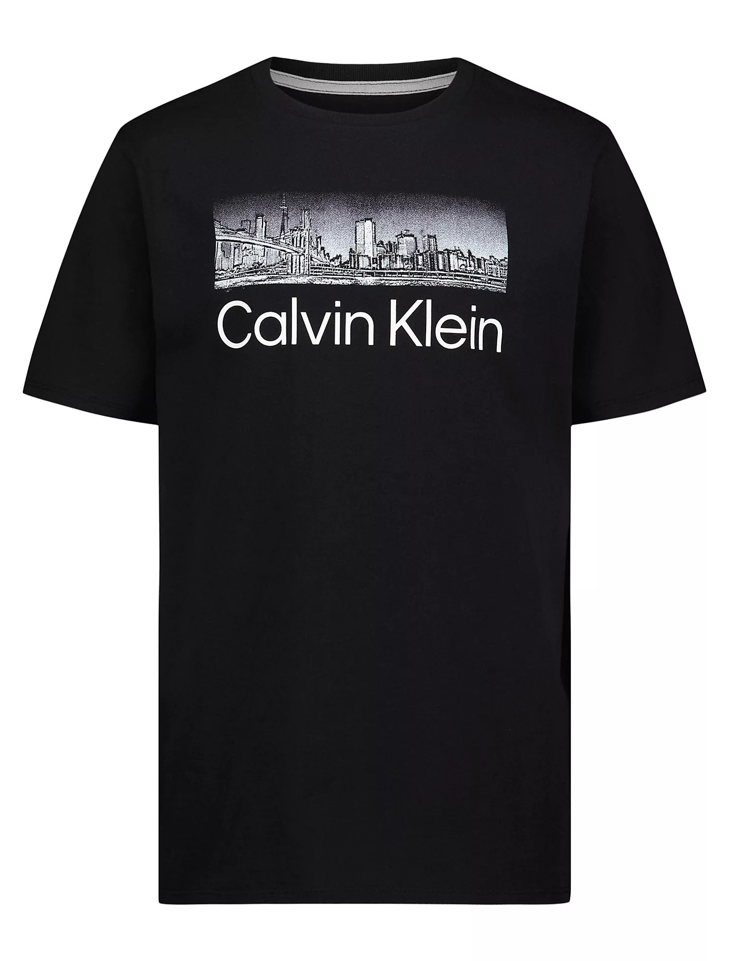 Boys NYC Skyline Graphic Tee-Black
