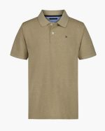 Toddler Kids' Ivy Cotton Blend Knit Polo-Chino Heather