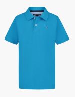 Toddler/Kids' Ivy Cotton Knit Polo-Hawaiian Ocean