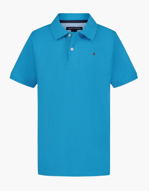 Toddler/Kids' Ivy Cotton Knit Polo-Hawaiian Ocean