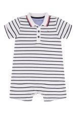 Kids' Polo Romper-Navy