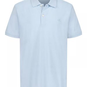 Boys Tonal Monogram Polo Shirt-Nantucket Breeze