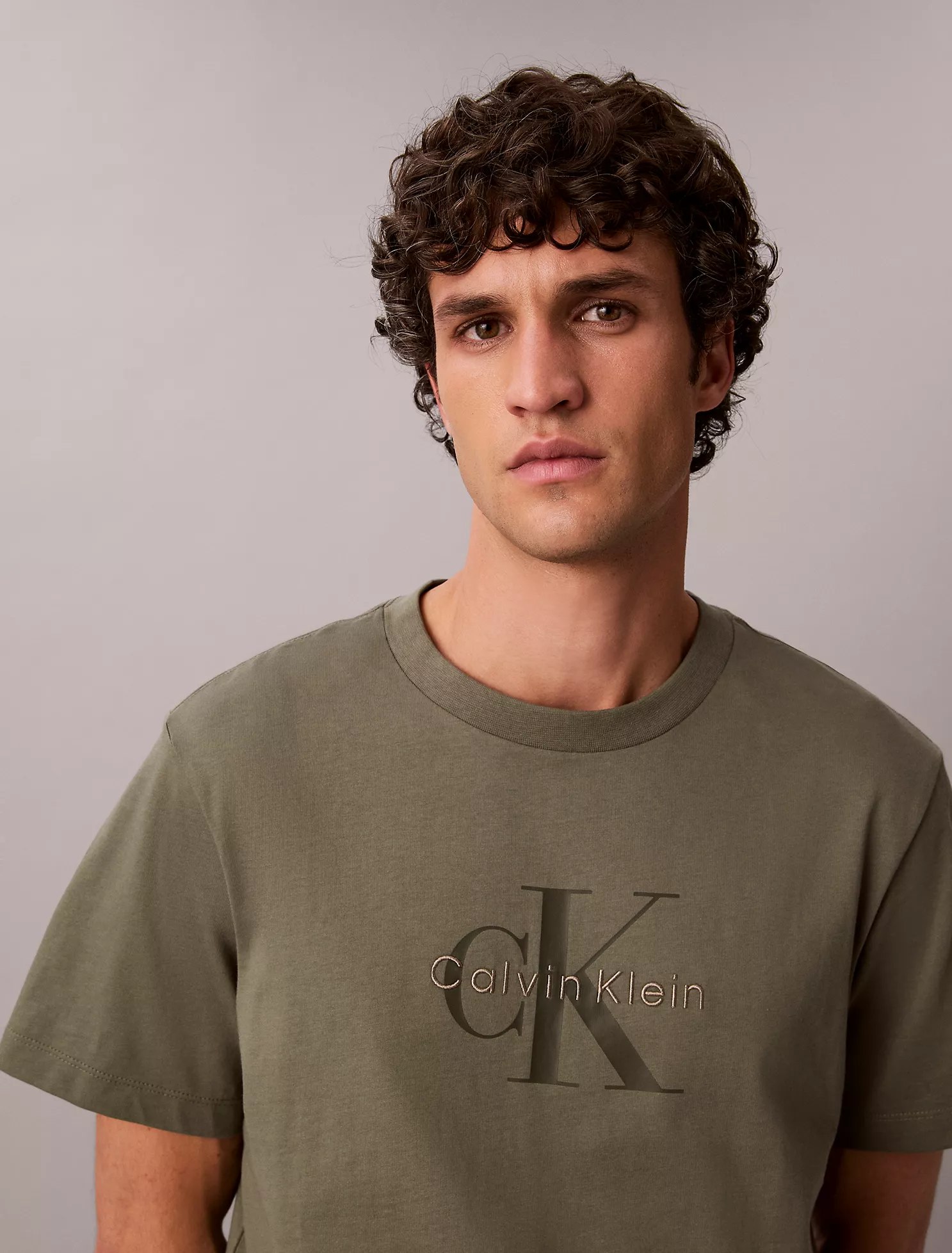 Monologo Tee-Dusty Olive - Image 3