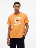 H-Logo T-Shirt-Papaya Ray