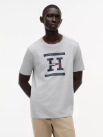 H-Logo T-Shirt-Grey Heather
