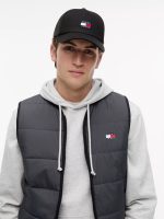 Tommy Jeans Badge Logo Trucker Cap-Black