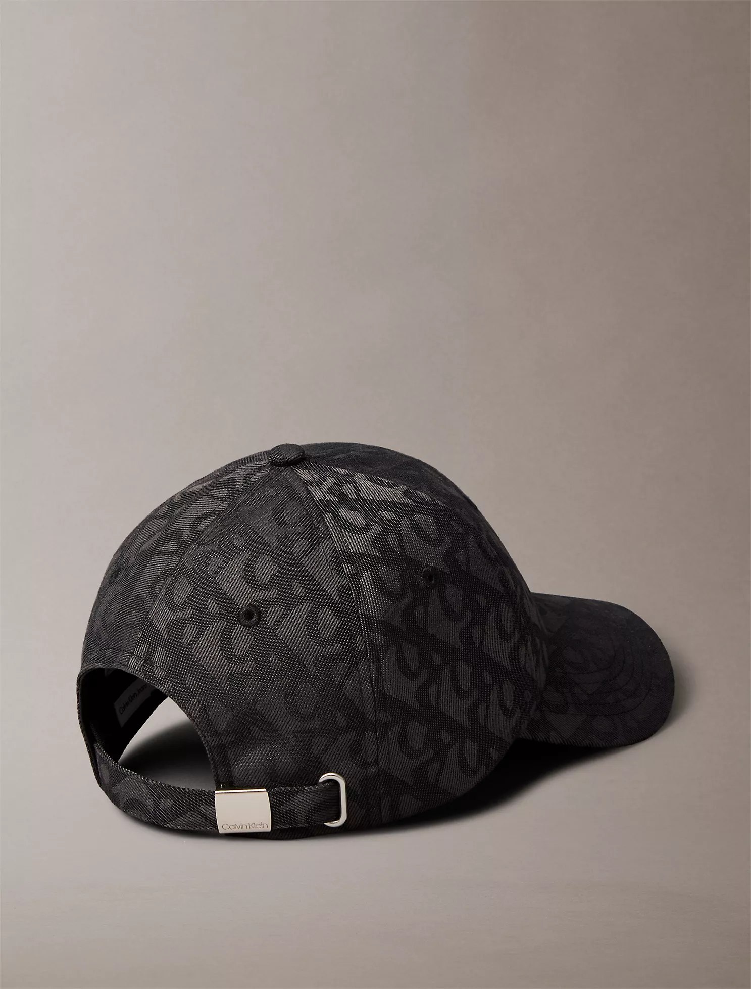 Allover Monogram Baseball Cap-Black - Image 2