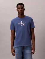Photo Monologo Graphic Classic T-Shirt-Dark Denim