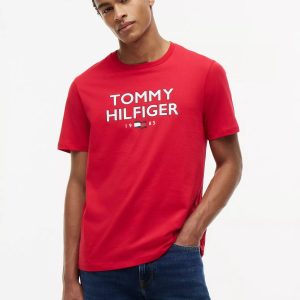 Bold Tommy 1985 Logo T-Shirt-Primary Red