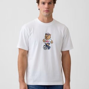Everyday Soft Relaxed Graphic T-Shirt-New Off White