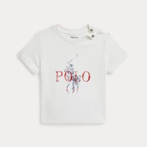 Big Pony Cotton Jersey Tee Baby Boy/Toddler/Kids-Deckwash White