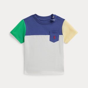 Color-Blocked Cotton Jersey Tee Baby Boy/Toddler/Kids-Liberty Multi