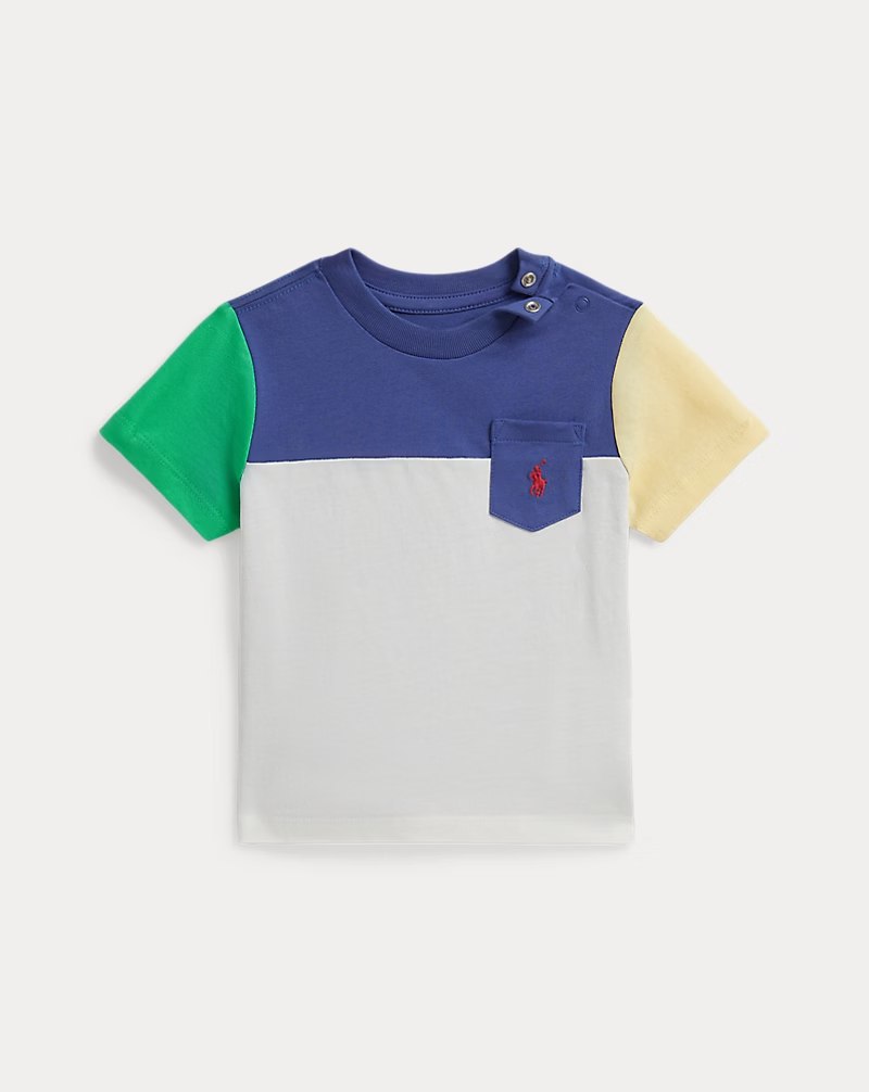 Color-Blocked Cotton Jersey Tee Baby Boy/Toddler/Kids-Liberty Multi