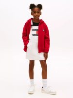 Kids' Hilfiger Badge Denim Overall Dress-Denim Archive