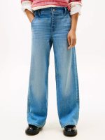 Kids' Stretch Wide Leg Utility Jean-Medium Wash
