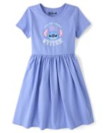 Girls Stitch™ Dress-blue