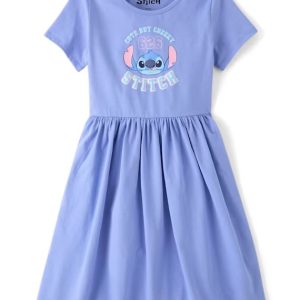 Girls Stitch™ Dress-blue