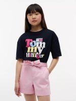 Kids' Tommy Puff Print T-Shirt-Navy Blue