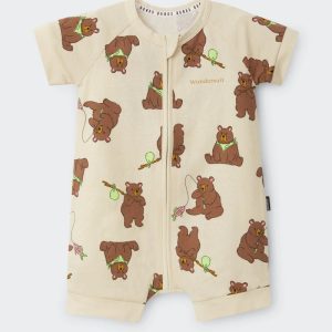 Zip Romper-Barry the Bear