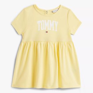 Babies' Tommy Logo Dress-Citronella