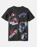Boys Marvel™ Spider-Man Miles Morales Short-Sleeve Graphic Tee-Black