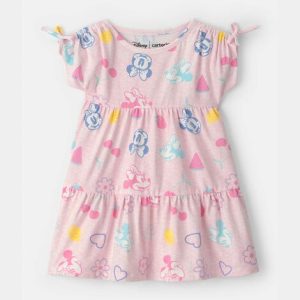 Baby Girl Disney© Minnie Mouse Fruit Dress-Pink