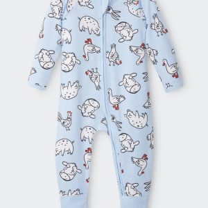 Zip Wondersuit-Farm Yard Days Blue