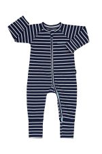 Zip Wondersuit-Black Sea / White