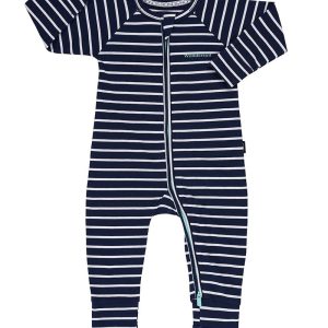 Zip Wondersuit-Black Sea / White