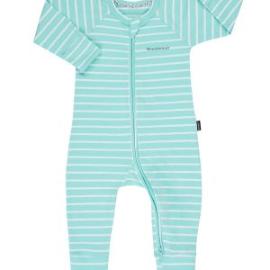 Zip Wondersuit-Jasmint / White