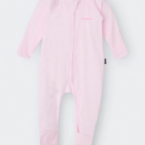 Zip Wondersuit-Ballet Pink / White