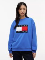 Flag Logo Sweatshirt-Verona Blue