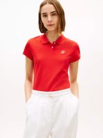 Slim Fit Script Monogram Stretch Polo-Fireworks