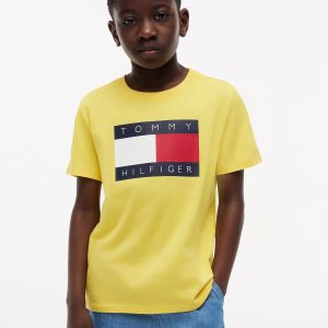 Kids' Tommy Flag Logo T-Shirt-Soleil