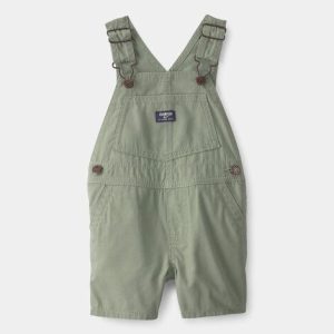 Baby&Toddler Boy Canvas Shortall - Olive