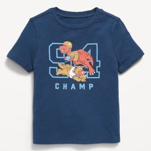 Short-Sleeve Graphic T-Shirt for Toddler Boys-Obscure Night
