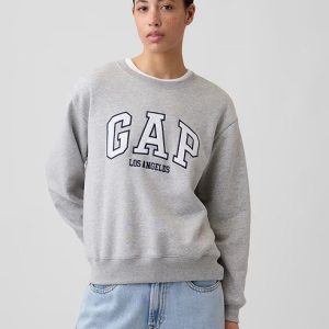 Relaxed Gap City Logo Sweatshirt-Los Angeles Graphic