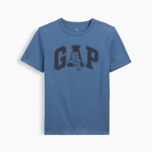 Kids Brannan Bear Gap Logo T-Shirt-Bainbridge Blue