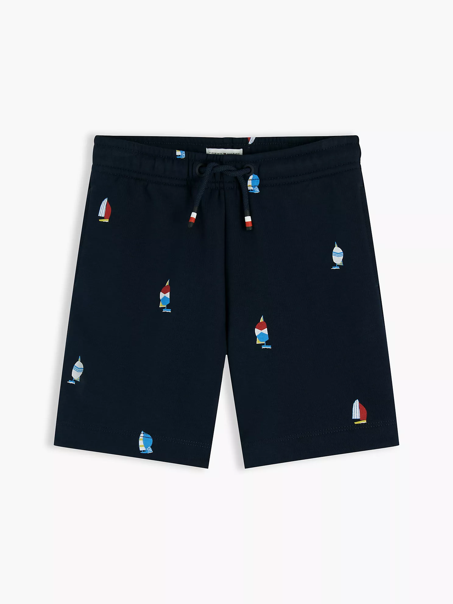 Kids' Nautical Logo T-Shirt & Short Set-Primary Red - Image 4