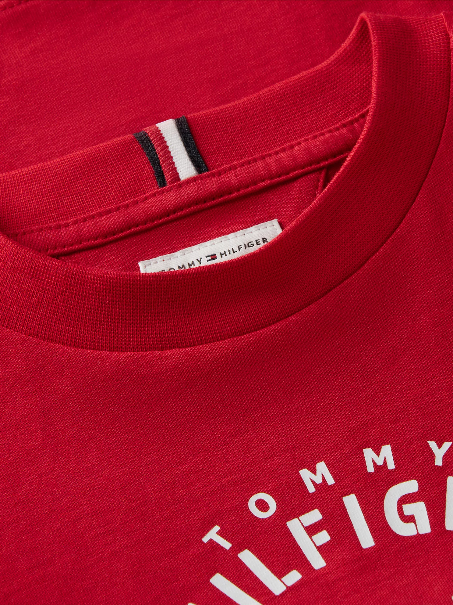Kids' Nautical Logo T-Shirt & Short Set-Primary Red - Image 2