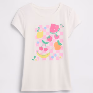 Kids Graphic T-Shirt-Multi Fruit