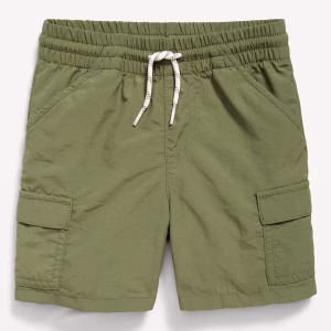 Loose Tech Shorts for Toddler Boys-Norfolk Pine