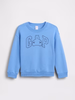babyGap Brannan Bear Logo Sweatshirt-Rain Blue