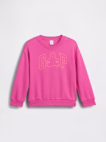 babyGap Brannan Bear Logo Sweatshirt-Standout Pink