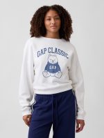 Relaxed Gap Graphic Wedge Crewneck Sweatshirt-New Off White